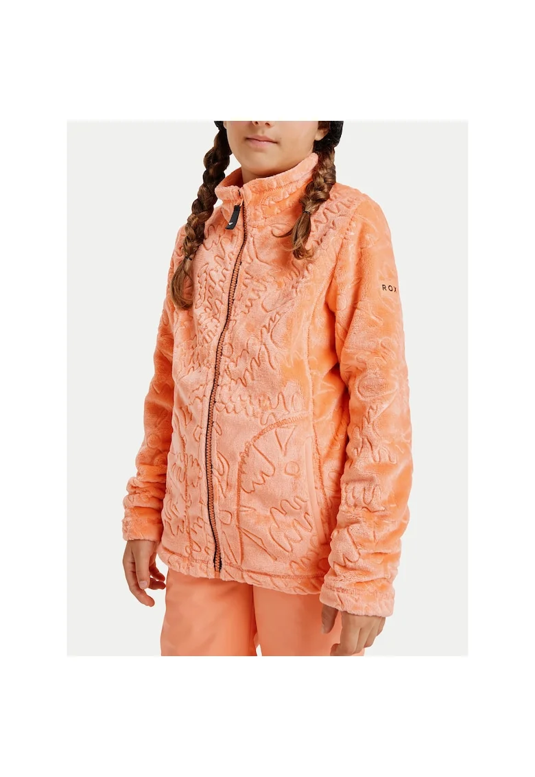 Geaca copii,  slim fit, portocalie, poliester