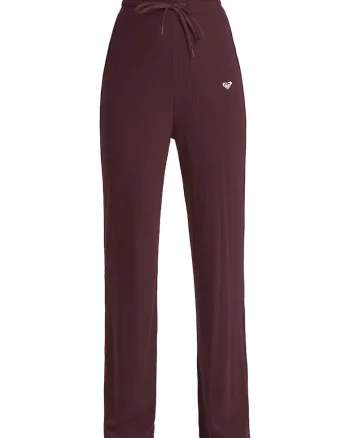 Pantaloni dama,  viscoza, visiniu,