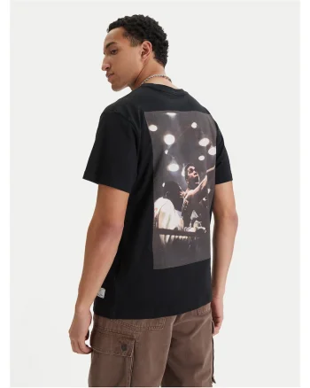 Tricou Barbati,  din Bumbac, Negru