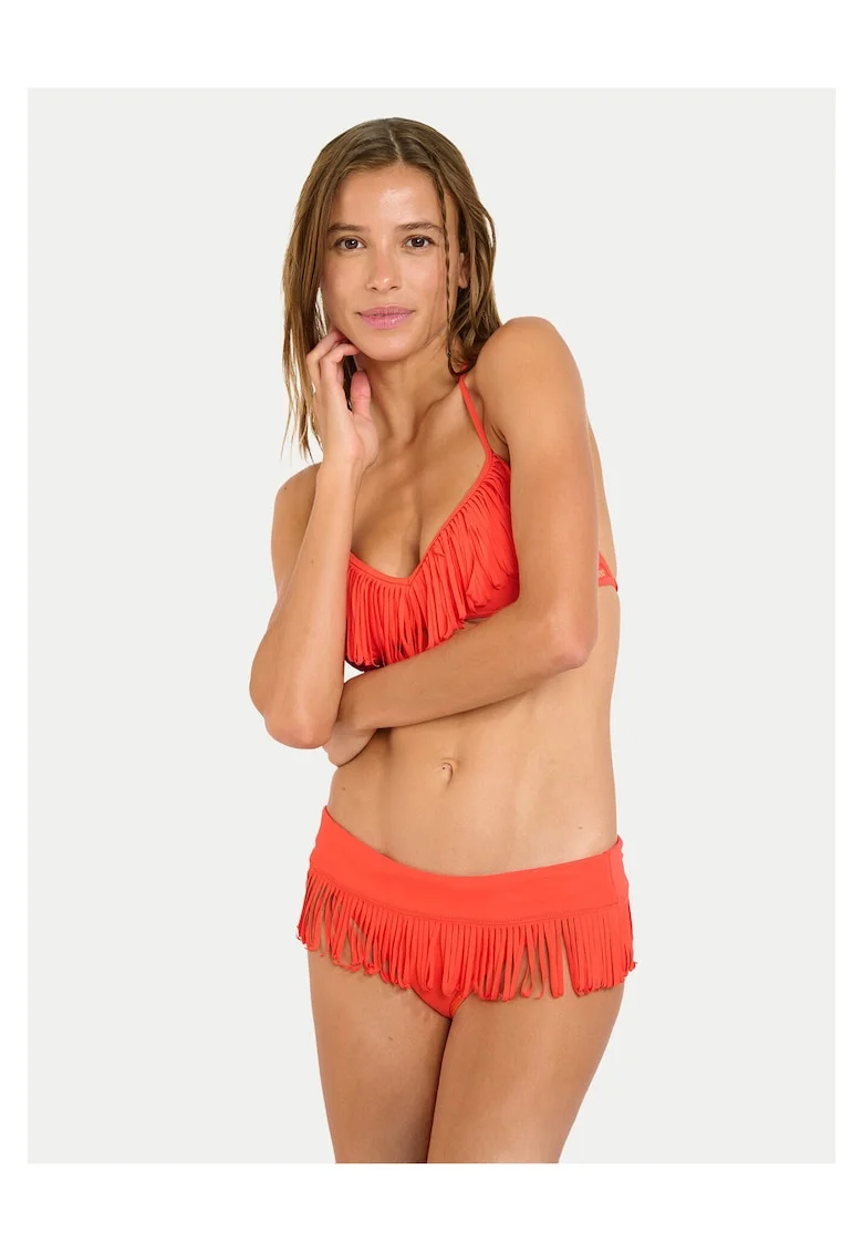 Top de bikini dama,  portocaliu, Portocaliu