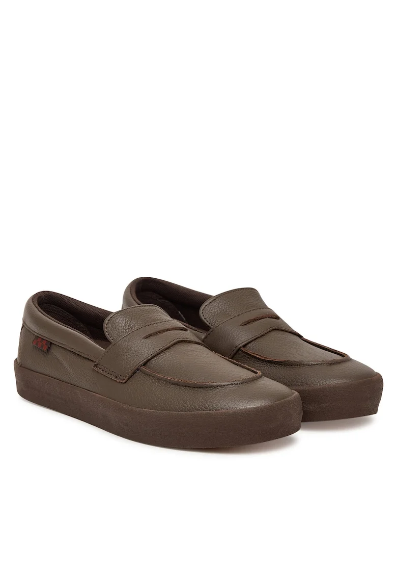 Mocasini barbati,  piele naturala, maro, Maro