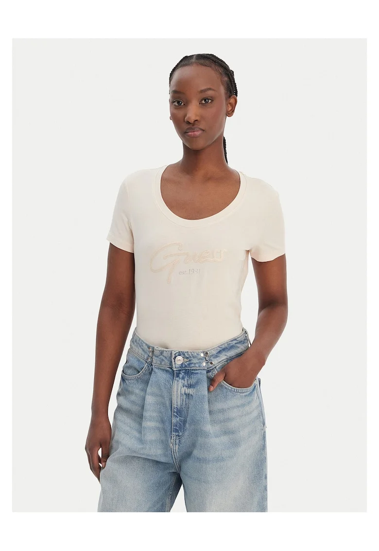 Tricou dama,  Portocaliu, bumbac 95, Portocaliu