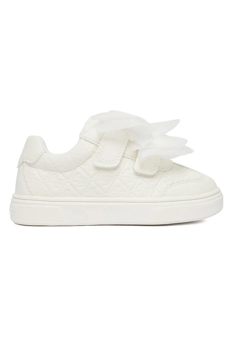 Pantofi sport copii,  alb, velcro, Alb