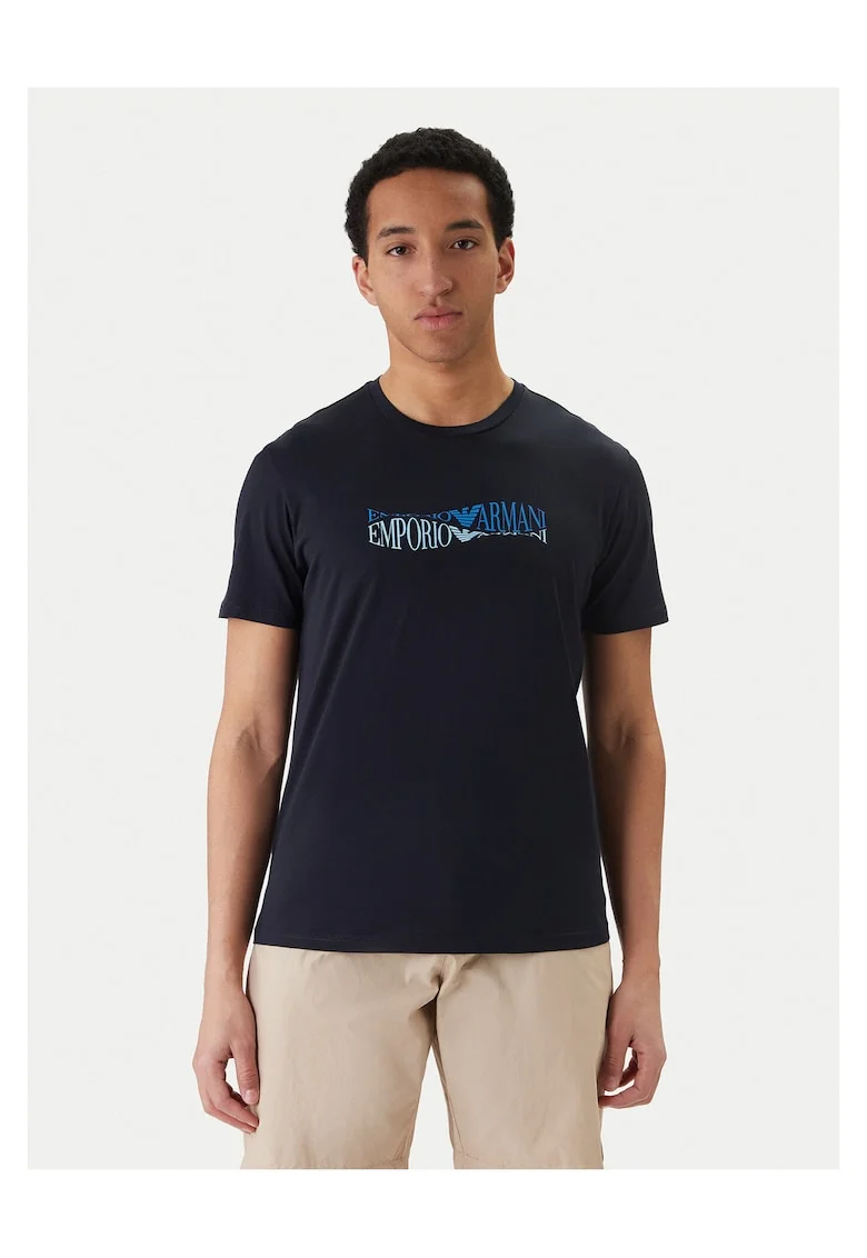 Tricou  pentru Barbati, Bumbac, Albastru, Albastru