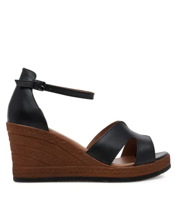 Sandale dama piele naturala, Negru