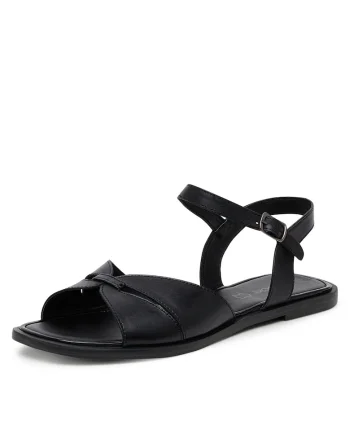 Sandale dama,  WI23-CONA-01, piele naturala, Negru