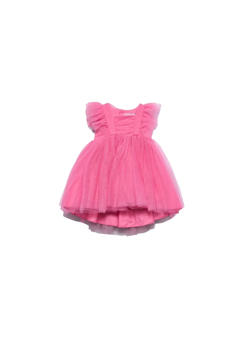 Rochie fete  roz eleganta, Roz
