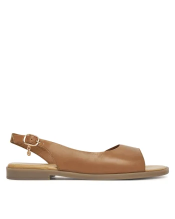 Sandale dama, piele naturala, maro, Maro