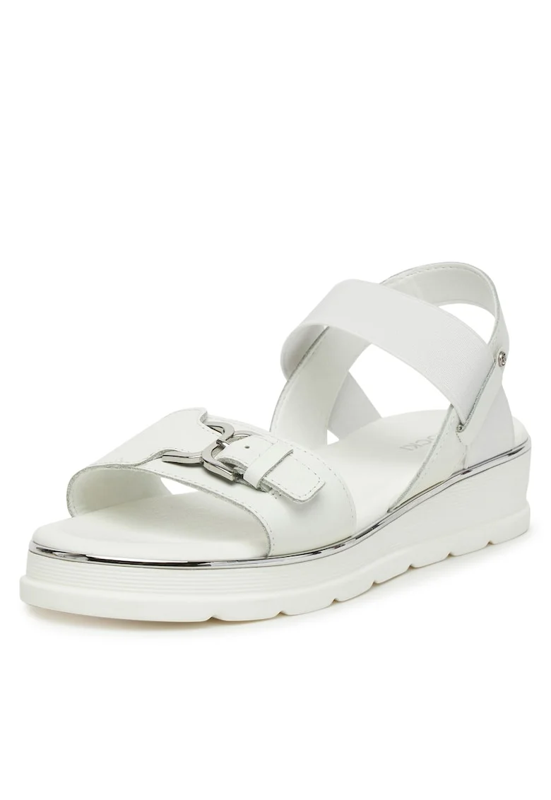 Sandale dama,  piele alb, Alb