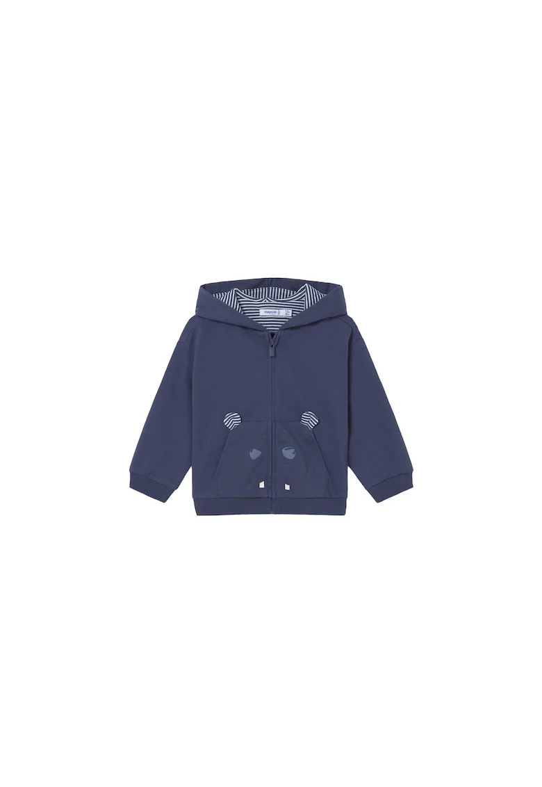 copii,  bleumarin, 64% bumbac, fermoar, Bleumarin