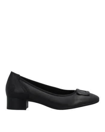 Pantofi eleganti, dama,  ANTISTRESS, 43453-00 negru, piele naturala, Negru