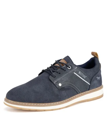 Pantofi barbati,  bleumarin, tesatura,