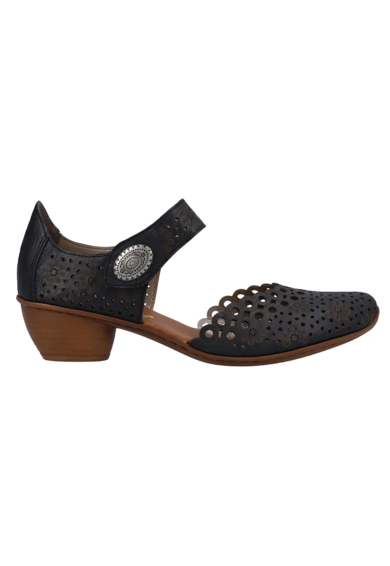 Pantofi casual, dama,  ANTISTRESS, 43753-14 bleumarin, piele naturala, Bleumarin