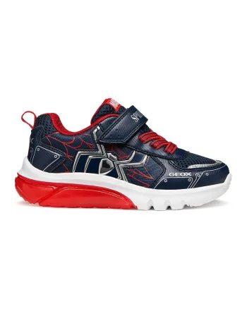 Pantofi sport Ciberdron Boy cu tematica Spider-Man, Rosu/Albastru ultramarin