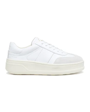 Pantofi sport Spherica Ecub-2 flatform de piele ecologica, Alb