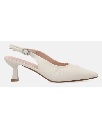 Pantofi sling-back din piele naturala