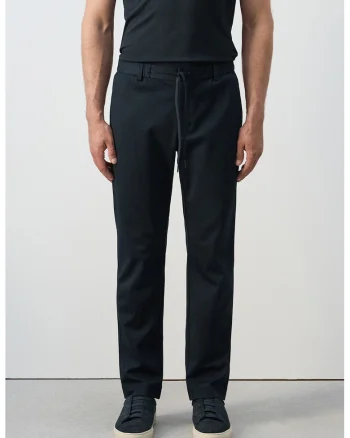 Pantaloni slim fit din amestec de lana, Albastru ultramarin