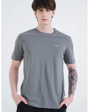 Tricou din bumbac Dero, Gri inchis
