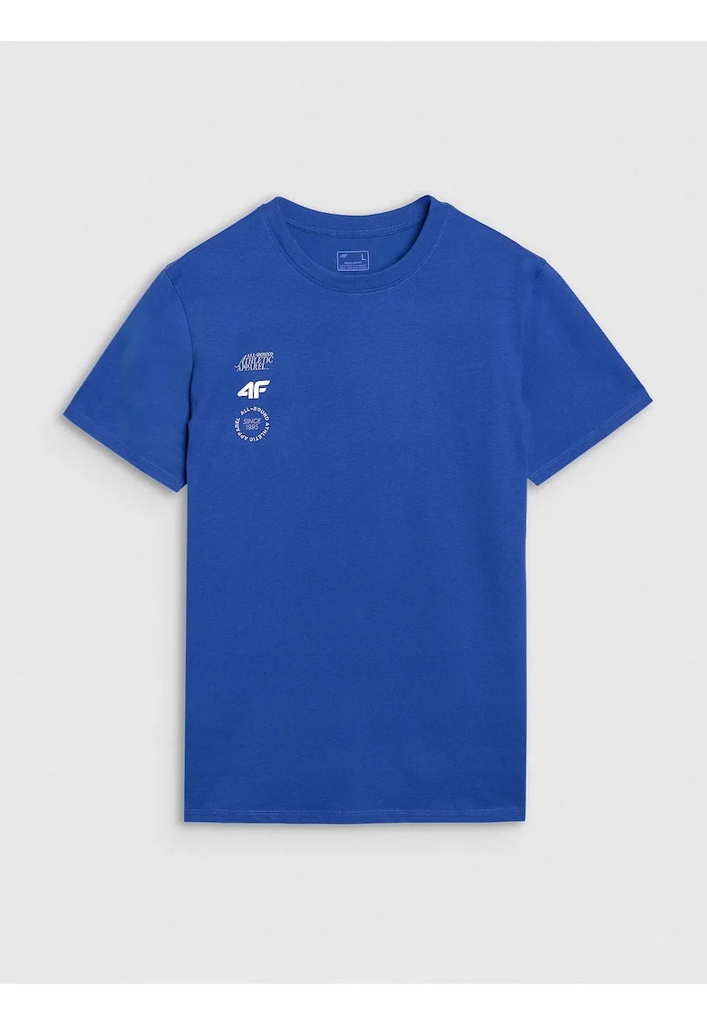 Tricou Barbatesc  Cobalt, Bumbac 100%, Casual & Sport, Albastru