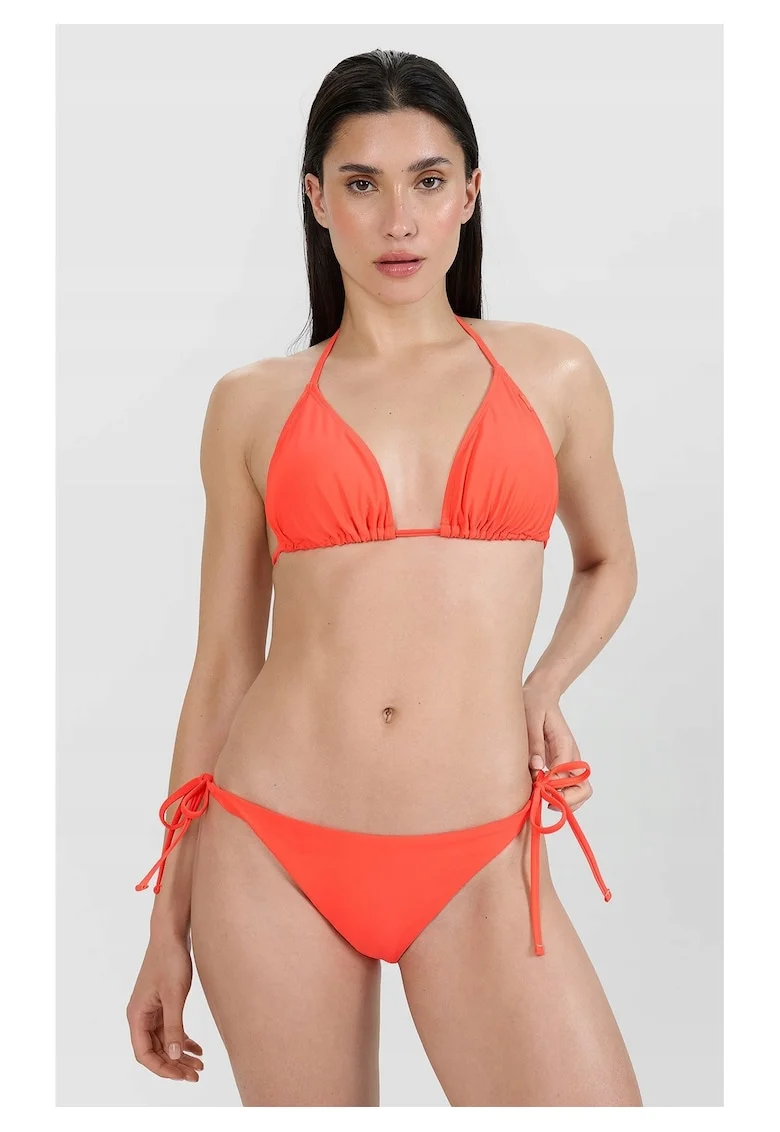 Top bikini  material elastic, Rosu