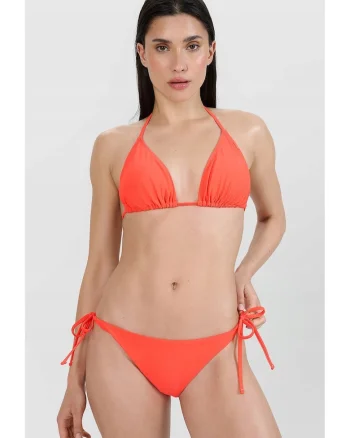 Top bikini  material elastic, Rosu