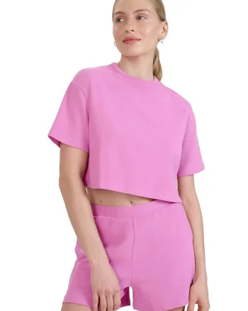 Tricou  roz, bumbac, Roz