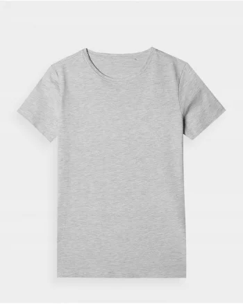 Tricou  Slim, Gri, Bumbac, Gri