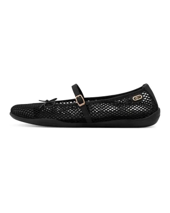 Balerini Mary Jane de plasa, Negru