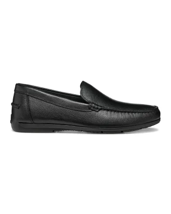 Pantofi loafer din piele, Negru