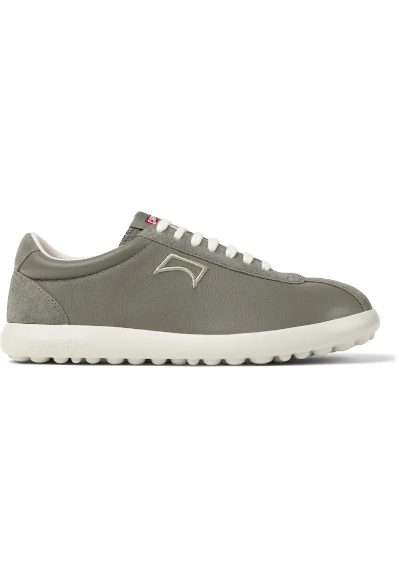 Pantofi sport Pelotas XLF din piele si piele intoarsa, Gri