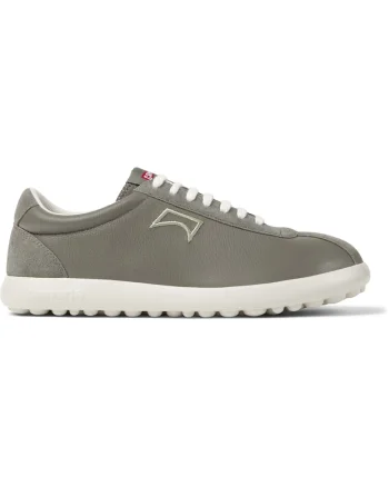 Pantofi sport Pelotas XLF din piele si piele intoarsa, Gri