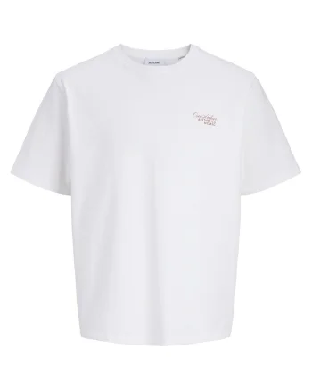 Tricou barbati,  bumbac organic, alb simplu