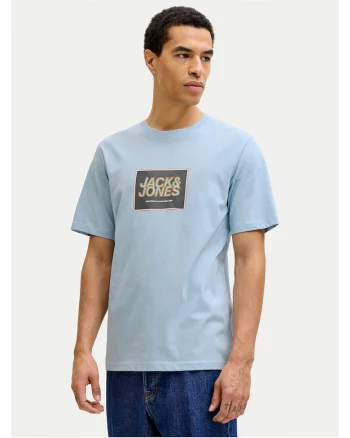 Tricou Barbati,  Bumbac organic, Albastru deschis