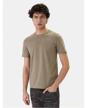 Tricou barbati,  bumbac, kaki,