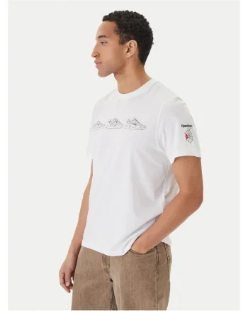 Tricou Barbati,  Alb, Casual, bumbac