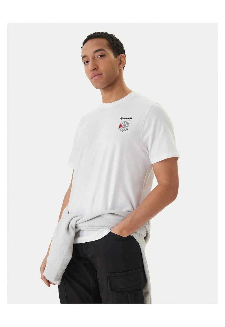Tricou Barbati,  Alb, bumbac