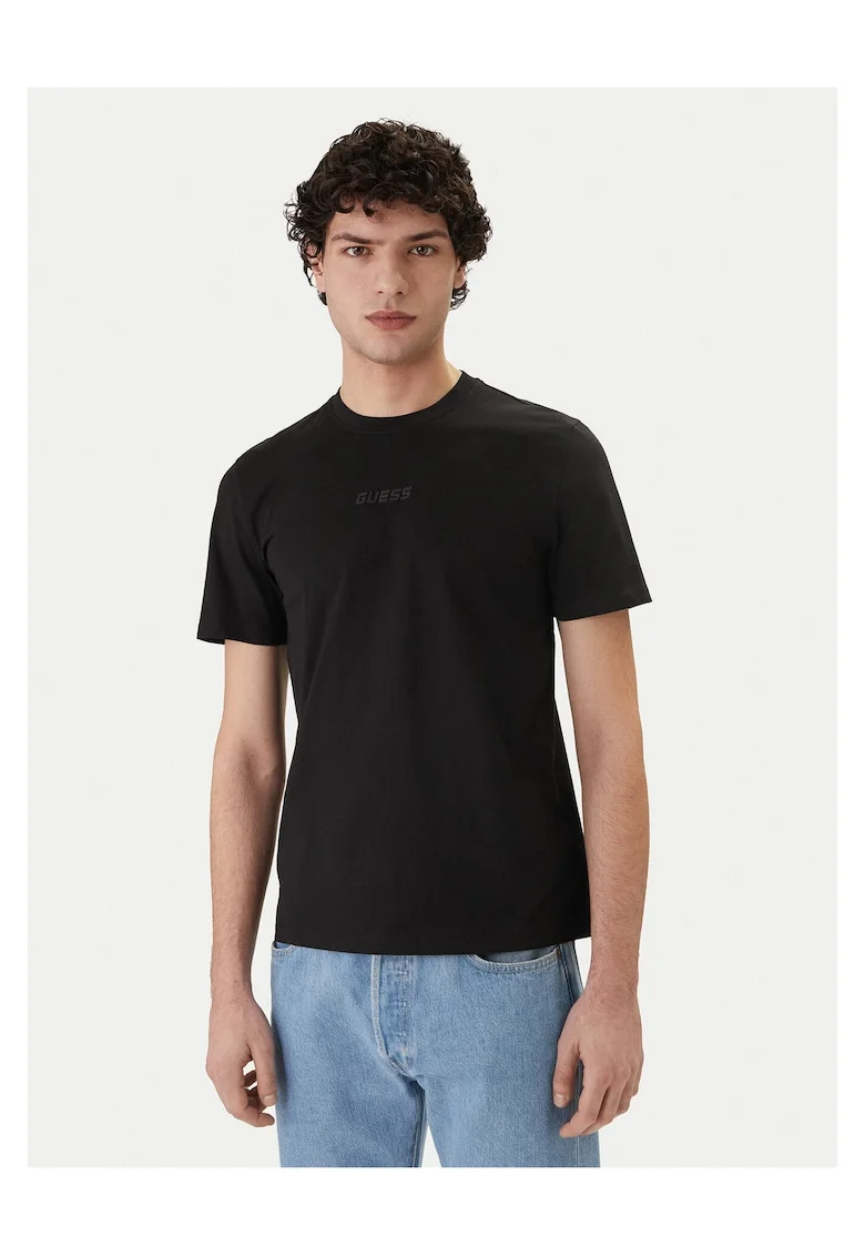 Tricou barbatesc,  bumbac, negru,