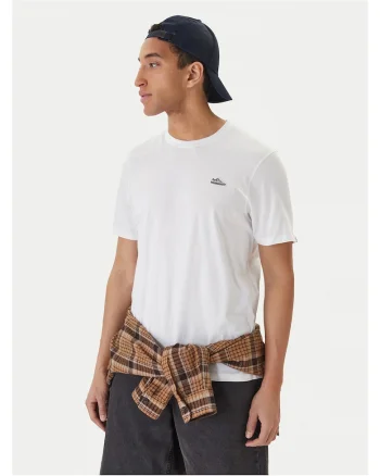 Tricou barbati,  Casual, bumbac, alb