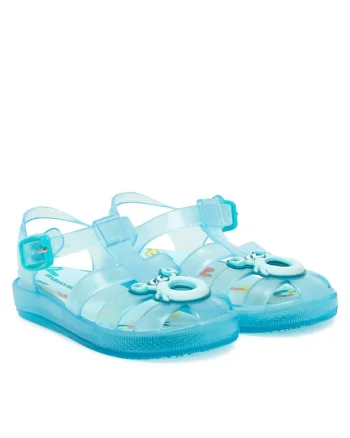 Sandale copii,  albastru, plastic,