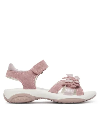 Sandale copii,  piele naturala, culoare roz