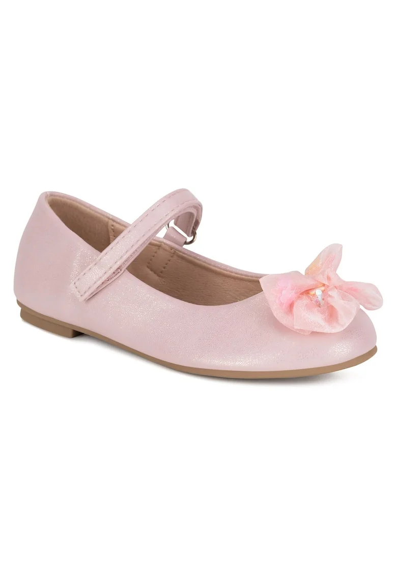 Pantofi pentru copii,  roz, material textil, inchidere velcro
