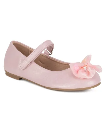 Pantofi pentru copii,  roz, material textil, inchidere velcro
