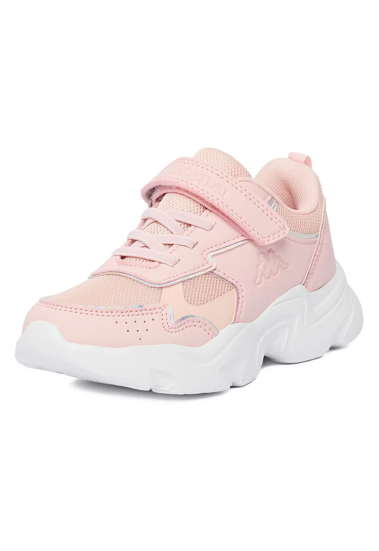 Pantofi copii,  material textil, roz, sistem de inchidere Velcro