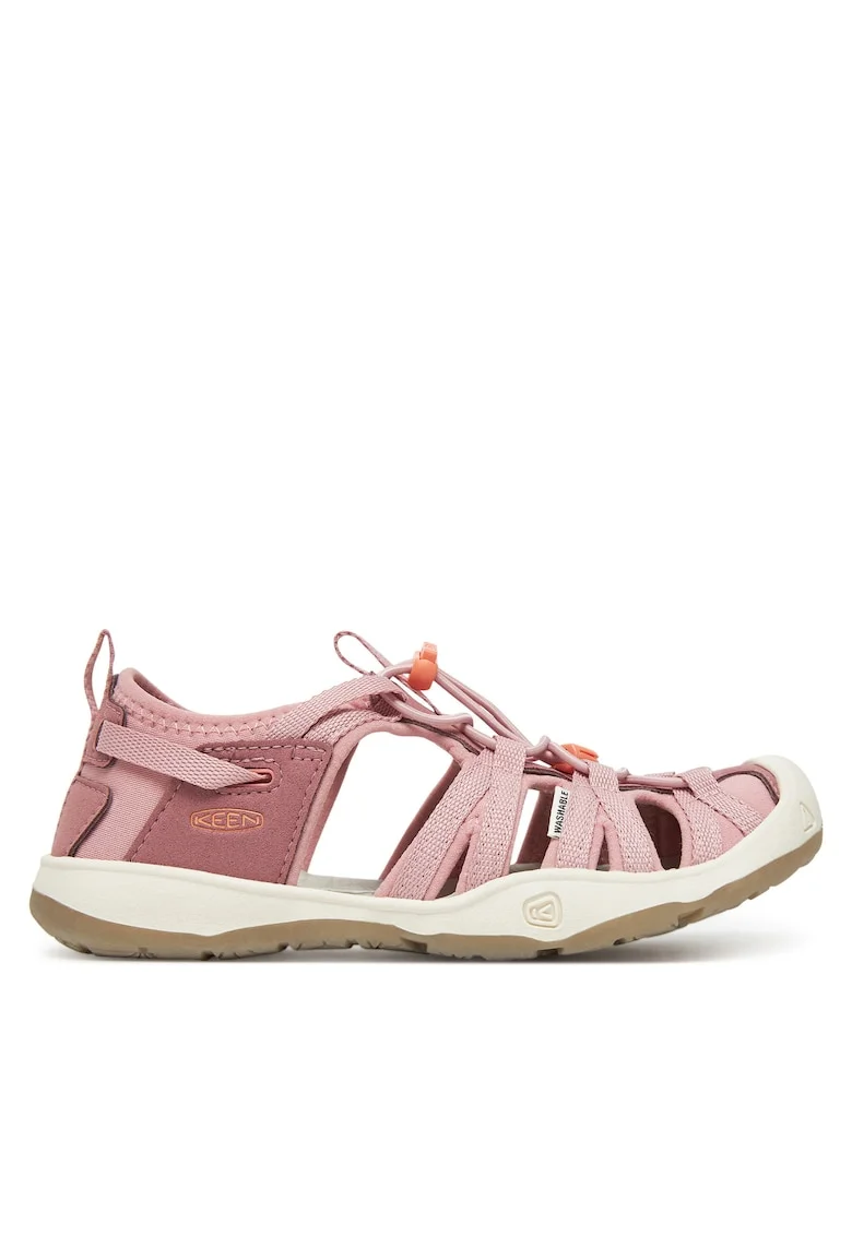 Sandale copii,  roz, material textil, pentru fete