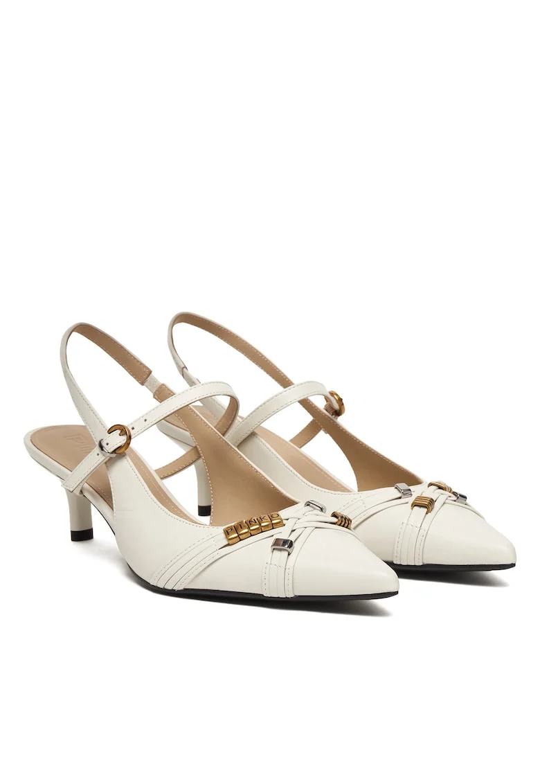 Pantofi dama SD0489 P003,  Piele naturala, Alb