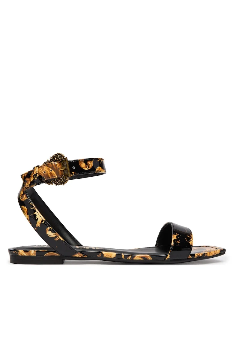 Sandale,  piele ecologica, negru