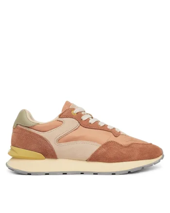 Pantofi dama,  Piele intoarsa, Portocaliu,