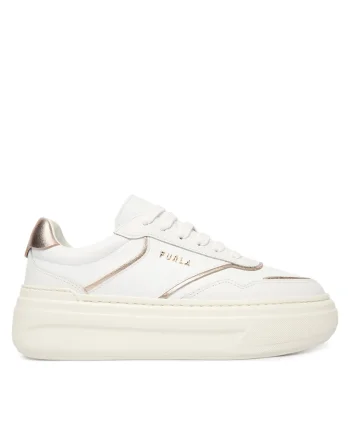 Pantofi dama,  Piele naturala, Alb