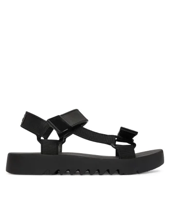 Sandale dama,  material sintetic, negru