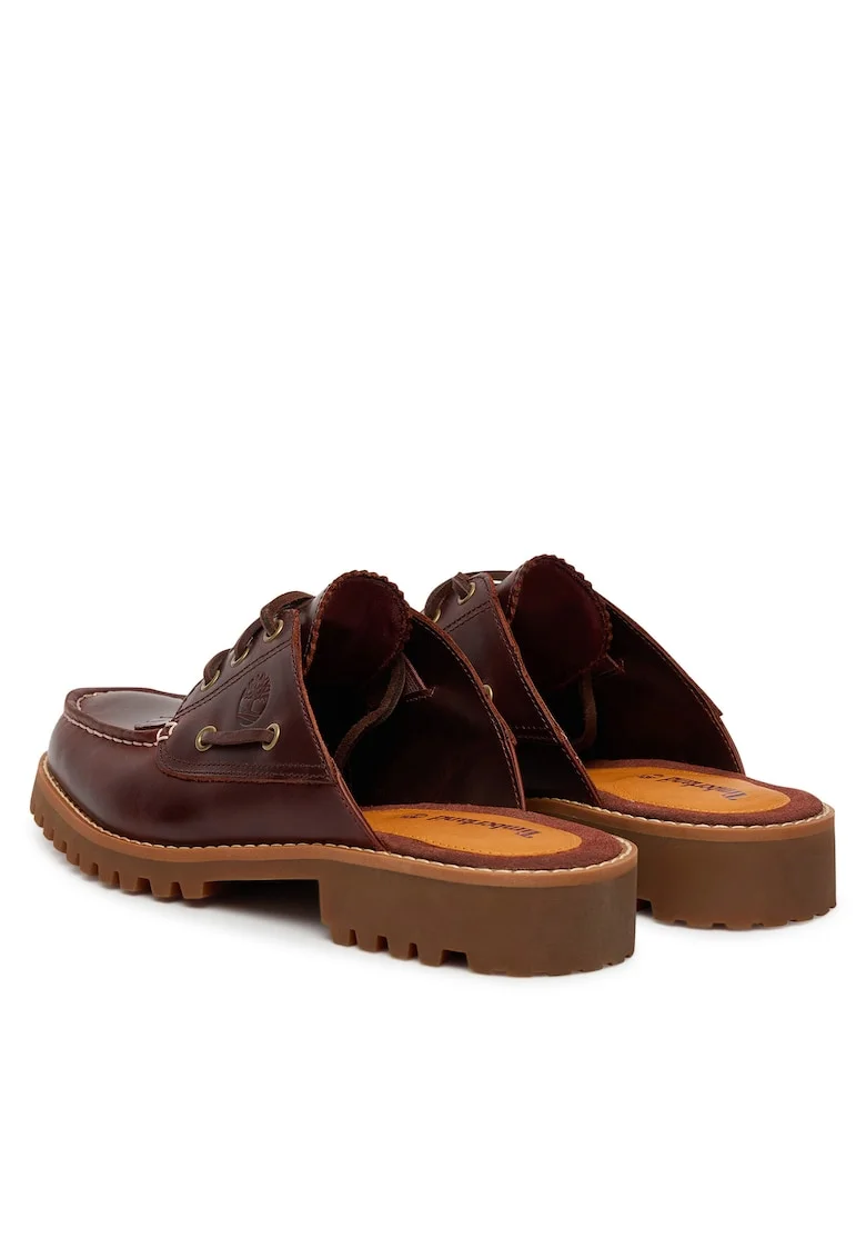 Papuci dama,  piele naturala, rosu